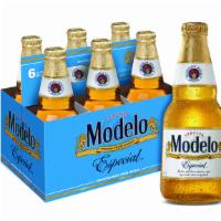 Modelo Especial, 6 Pack, 12oz Bottles (4.5% ABV) · 