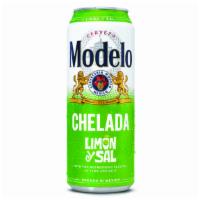 Modelo Especial Chelada Limon Y Sal, 24oz Can (4.5% ABV) · 