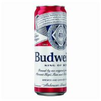 Budweiser, 25oz Can (5% ABV) · 