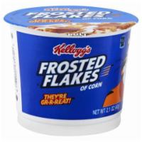 Kellogg'S Breakfast Cereal In A Cup, Frosted Flakes, Fat-Free 2.1 Oz · 