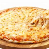 Cheese Pizza · Fresh oven baked cheese pizza