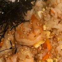 2. Shrimp Fried Rice · Stir fried rice with shell fish.