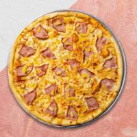 Hawaiian Pizza · Turkey ham, and pineapple baked on a hand-tossed dough.