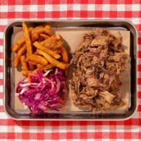 Bbq Smoked Pulled Pork · House smoked pulled pork served with your choice of 2 signature sides.