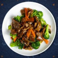 Beefy Taste Oyster Sauce · Sauteed beef with broccoli or cabbages, garlic and oyster sauce.