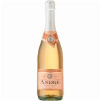 Andre Peach Moscato (750 Ml) · Peaches and cream, anyone? André Cellars® Peach is a sweet peach bubbly with notes of peache...