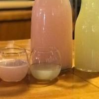 Yogurt Soju (M) · Soju Cocktail. 1/2 Carafe 24 oz, Choice of Strawberry, Mango, Melon, or Peach.
(Age 21 and a...