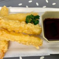 Appetizer Tempura Shrimp (4pcs) · Fried Shrimp with Tempura sauce