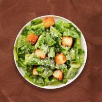 Crunchy Caesar Salad · (Vegetarian) Romaine lettuce, kale, seasonal fruit, sun-dried tomato, croutons, and parmesan...