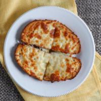 Garlic Bread · Veggie Dish. Made In-House.(4) Slices of Sourdough bread with garlic butter (add mozzarella ...