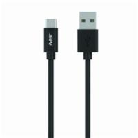 Mobile Spec  Usb-C  Cable - Black 10ft · MS 7FT USB-C CABLE BLK