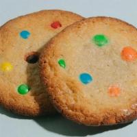 M+M'S Cookie · Freshly baked cookies + the most famous candy in the world.  'Nuff said