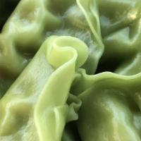 1125 Green Gyoza (8pcs) · Vegetarian. Edamame skin & veg pot stickers.