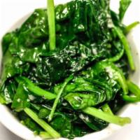 Garlic Spinach · Vegan. Gluten Free