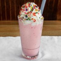 Ice Cream Shakes · Flavors choices: chocolate, vanilla, strawberry, cookies & cream