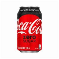 Coca Cola Zero Sugar Can (12oz) · available: single can, 6 pack, 12 pack