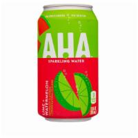 Aha Lime & Watermelon Sparkling Water (12oz) · available: single can, 8 pack