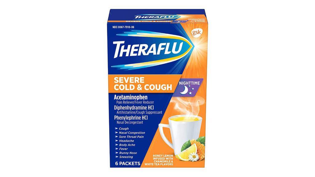 Theraflu Nighttime Severe Cold & Cough (Pack of 6) · 