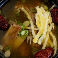 Galbi-tang · Nutritious beef short rib soup.