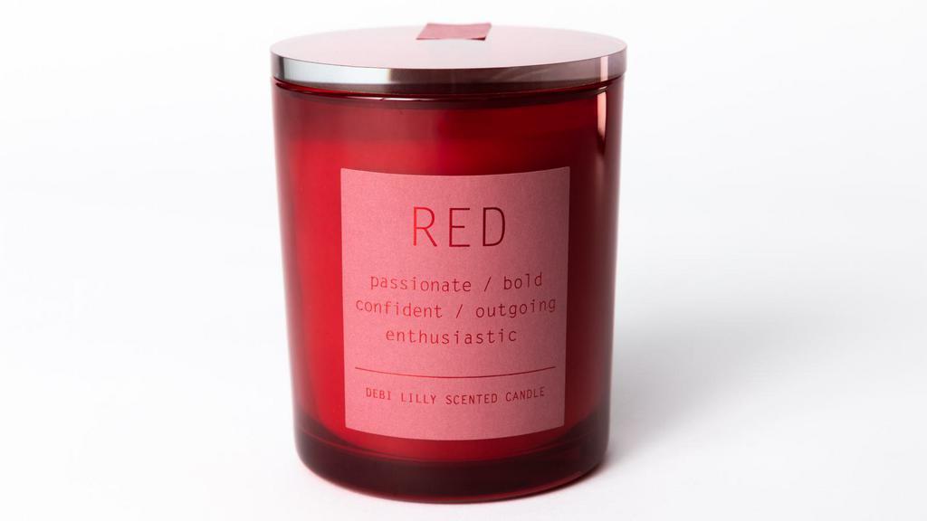 Debi Lilly Color Meaning Candle · Debi Lilly black currant scented candle.