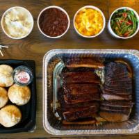 Easy Feast - Tri Tip & Ribs · Served family-style for 4 or more.. Your choice of St. Louis or baby back ribs and tri tip w...