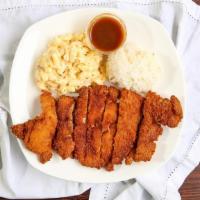 Chicken Katsu · Every one favorite crispy breaded chicken filet served with our famous katsu dipping sauce.