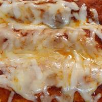 Enchiladas · Served with rice and beans, lettuce, pico de gallo, salad and guacamole.  red sauce or green...