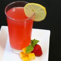 Strawberry Mint Mango Lemonade · 16 oz. Housemade and brewed daily!