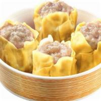 Siomai (4Pcs) · 4pcs Steamed open-faced dimsum made of savory pork filling in a special flour-based yellow w...