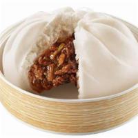 Meaty Asado Siopao (1pc) · Steamed soft Chinese buns stuffed with seasoned pork filling