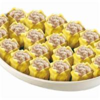 40Pcs Siomai Large Platter · 40pcs steamed open-faced dimsum made of savory pork filling in a special flour-based yellow ...