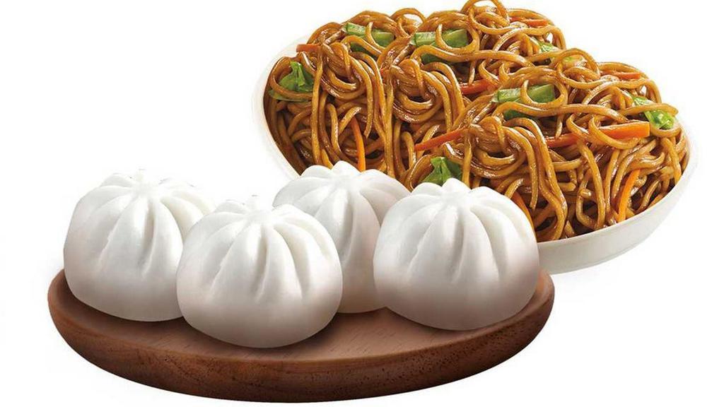 Bundle Feast 2 With Bola-Bola Siopao · Combination of Pancit Canton Small Platter and 4pcs Bola-Bola Siopao