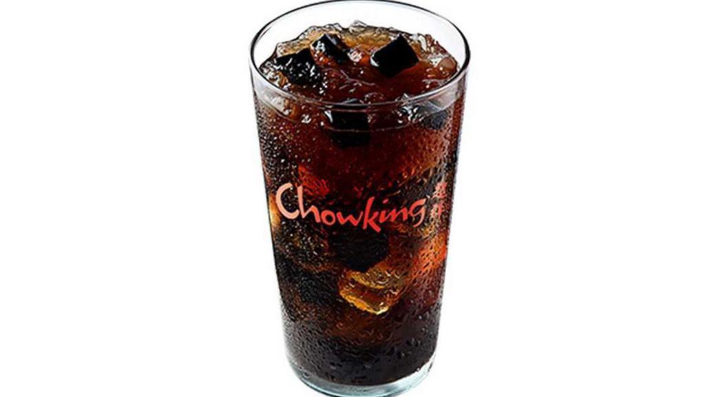 Black Jelly (16oz) · Chilled beverage with pleasant sweet blend of banana and vanilla flavors, served with crushed ice, chopped grass jelly and black tapioca pearl