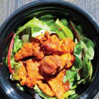Low Carb Cup
 · Marinated spicy pork BBQ on top of mixed greens and chopped onions.