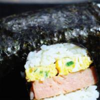 Original Musubi
 · Grilled spam with egg, white rice, wrapped in seaweed.