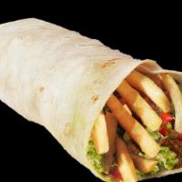 CALIFORNIA BURRITO · Flour tortilla stuffed with fries, choice of meat, cheese, sour cream, guacamole, and salsa.