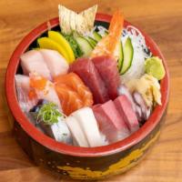 Chirashi · Sachi Sushi favorite: An assortment of fish over sushi rice.