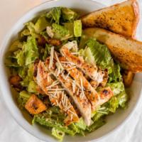 Tad's Caesar Salad · our own basil caesar dressing, parmesan, and sourdough croutons
