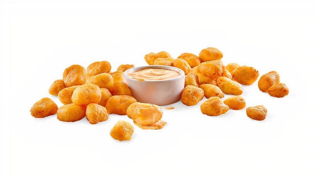 Large Cheddar Cheese Curds via Buffalo Wild Wings