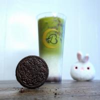 Oreo Matcha Latte [Ends 5/31] · Matcha Latte with Oreo cookie crumble. A perfect matcha for cookies & cream fans! Try it wit...
