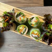Fresh Roll (Vegetarian) · Tofu, lettuce, mixed green, mint leaves, cucumber, carrot, and vermicelli wrapped in rice pa...