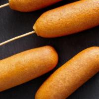 Corn Dogs · Battered and seasoned deep-fried sausage.