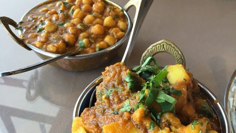 Malai Kofta · Vegetarian. Three mixed vegetable balls in saffron curry.