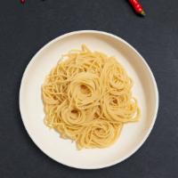 About Your Spaghetti · Build your own pasta with your choice of sauce, toppings, and garnishes!