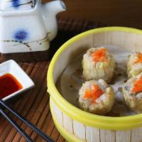 Steamed Pork & Shrimp Shumai  (4) · Shrimp, Pork & Mushroom.