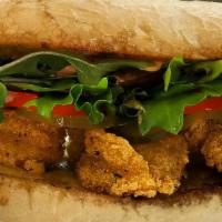 The Shrimp Po'Boy · Our menu ranges from your old school to some mind blowing custom burgers and sides.