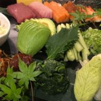 DIY Handroll Kit · Includes Negi (green onions), Kyuri (cucumbers), Avocado (half)), Lettuce, Shari (sushi rice...