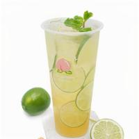 B7. Lime Mojito · Fresh Lime Slices and Mint. Less Calories. Less Sugar