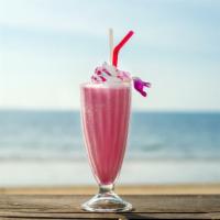 Strawberry Milkshake · Fresh strawberry milkshake.