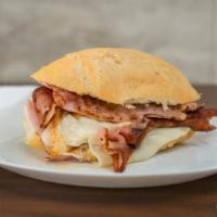 Misto Completo (Sandwich) · french roll, tomatoes, cheese, egg, bacon & ham.
